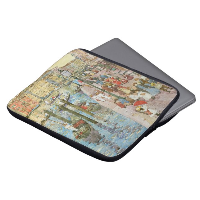 Groot Kanaal, Venetië door Maurice Prendergast Laptop Sleeve (Voorkant top)