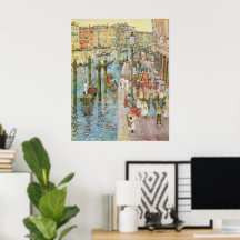Groot Kanaal, Venetië door Maurice Prendergast