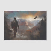 Groot-Kanjong Verkenner Découpage Tissuepapier (Voorkant)