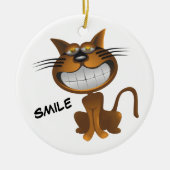 Groot Kat Keramisch Ornament (Voorkant)
