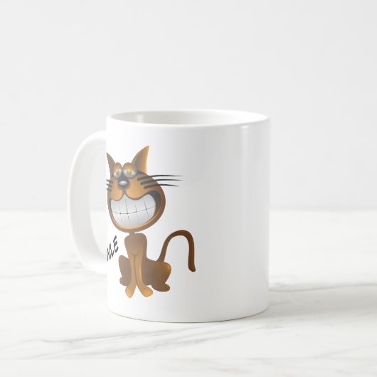Groot Kat Koffiemok (Voorkant links)