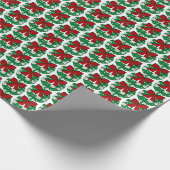 Groot kerstkrans inpakpapier (Hoek)