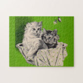 groot kitten klein kitten legpuzzel (Horizontaal)