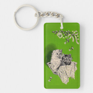 groot kitten klein kitten sleutelhanger