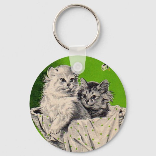 groot kitten klein kitten sleutelhanger (Voorkant)