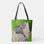 groot kitten klein kitten tote bag (Achterkant)