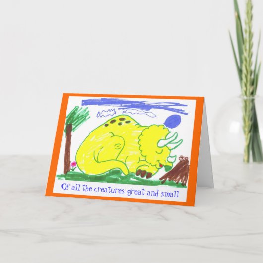 Groot & Klein tegen Oktober Kaart (Voorkant)