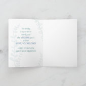 Groot Kleinzoon Religieus 12e Verjaardag Groen Kaart (Binnen)