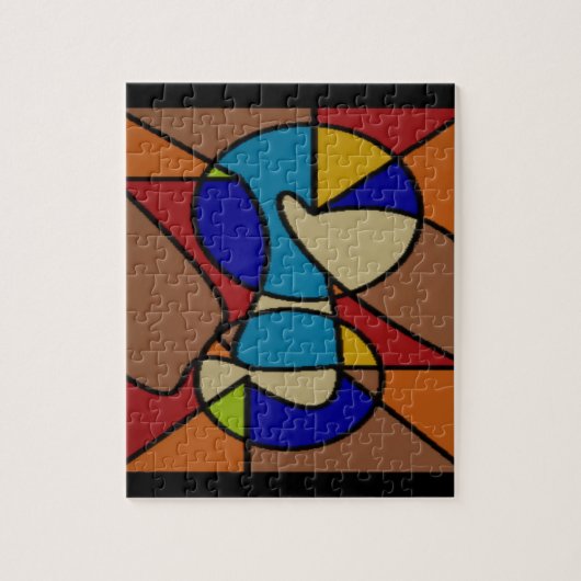 Groot kleurenpuzzelspel blokkeren legpuzzel (Verticaal)