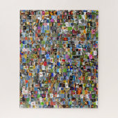 Groot kleurrijk Collectie veel Afbeeldingen foto's Legpuzzel (Verticaal)