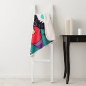 Groot Knus Herfst Meisje Fleece Deken – Extra Groo (In situ)