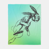 Groot konijn Jack Konijn Fleece Deken (Voorkant)