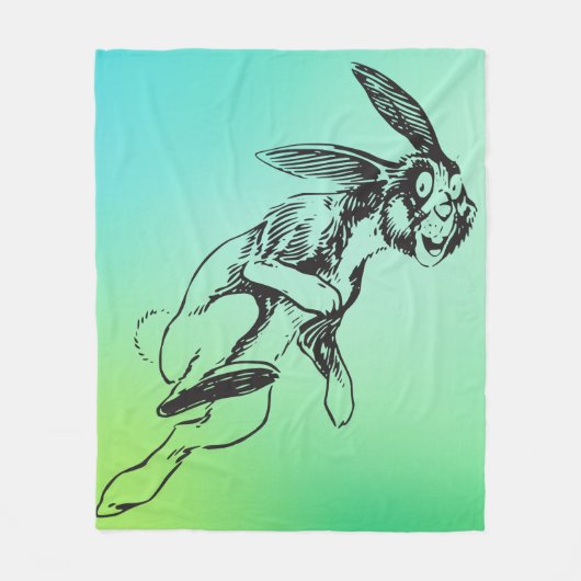 Groot konijn Jack Konijn Fleece Deken (Voorkant)