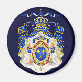 Groot Koninklijk Wapen van Frankrijk Magneet (Voorkant)