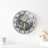 Groot laboratorium in machine-winkel grote klok (Huis)