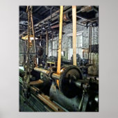 Groot laboratorium in machine-winkel poster (Voorkant)