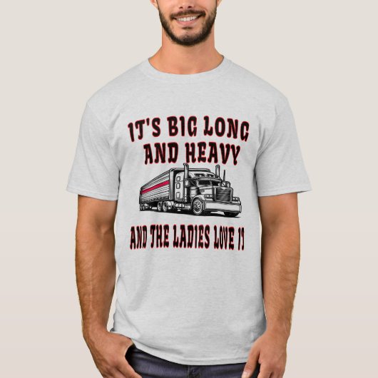 Groot Lang en Zwaar T-shirt (Voorkant)