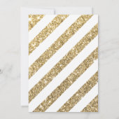 GROOT LEEFTIJDSNUMMER INVITE moderne 16 gouden gli Kaart (Achterkant)