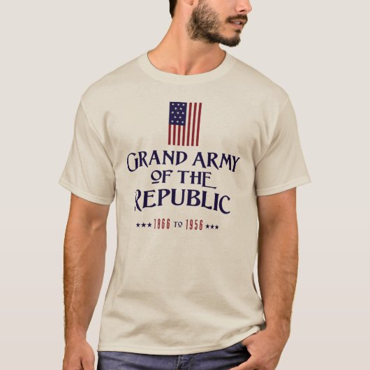 Groot leger van de Republiek - w/vlag T-shirt (Voorkant)