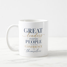 Groot Leider Vertrouwen Inspiratie Koffiemok