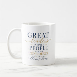 Groot Leider Vertrouwen Inspiratie Koffiemok