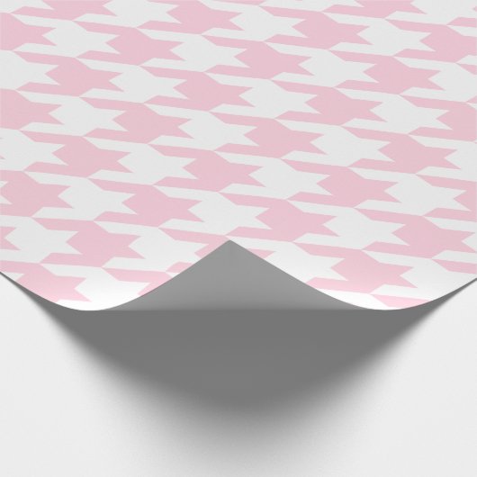 Groot lichtroze en witte Sound Bar Cadeaupapier (Hoek)