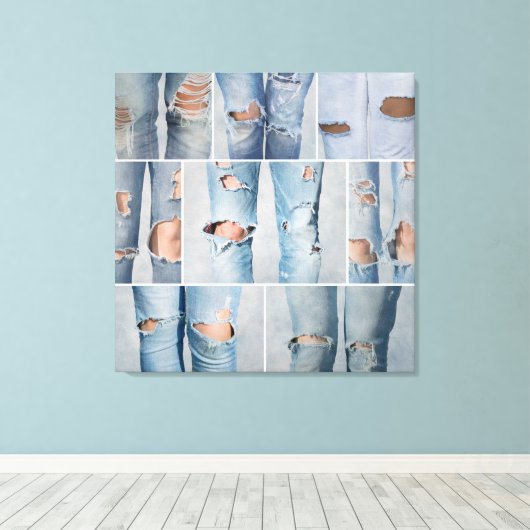 Groot lid van de stam canvas afdruk (Insitu (Houten vloer))