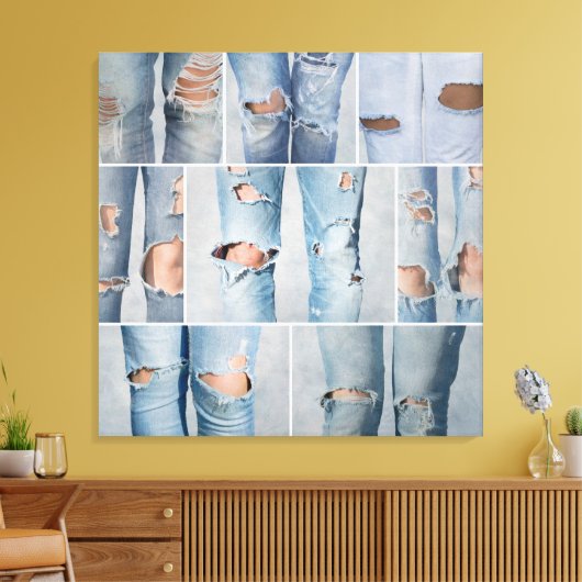 Groot lid van de stam canvas afdruk (Insitu (Woonkamer))