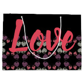 Groot liefdeshart cadeauzakje (Achterkant)