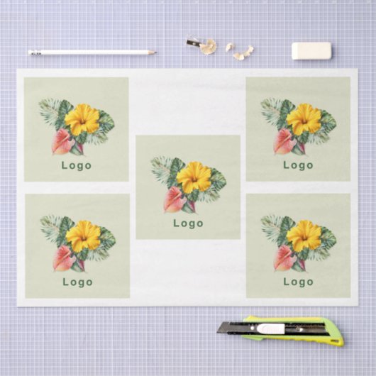 Groot Logo Sjabloon Tissuepapier (Craft)