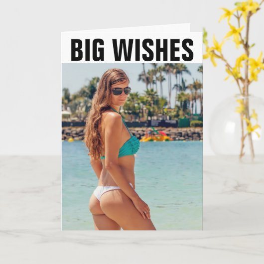 GROOT MAAR GROOT BIRTHDAY WIL FUNNY KAARTEN VOOR H (Gele Bloem)