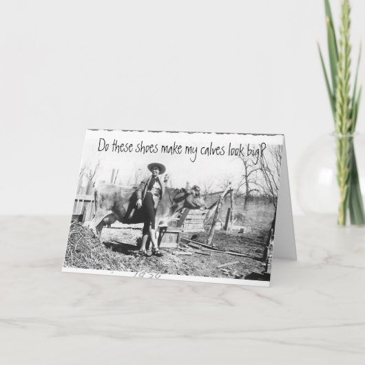 Groot maken deze schoenen mijn kalveren kijken? kaart (Voorkant)