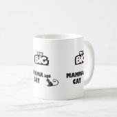 Groot mamma ontwerp voor koele katten koffiemok (Voorkant rechts)