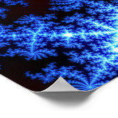 Groot Mandelbrot Fractal Poster (Hoek)