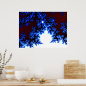 Groot Mandelbrot Fractal Poster (Keuken)