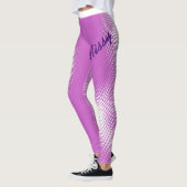 Groot Manuscript met het Witte Patroon van de Dot Leggings (Links)