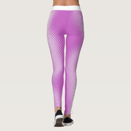 Groot Manuscript met het Witte Patroon van de Dot Leggings (Achterkant)