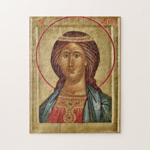 Groot-Martelaar St. Barbara Orthodoxe Christelijke Legpuzzel