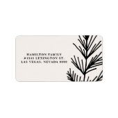 Groot Merry & Leaves-label Etiket (Voorkant)