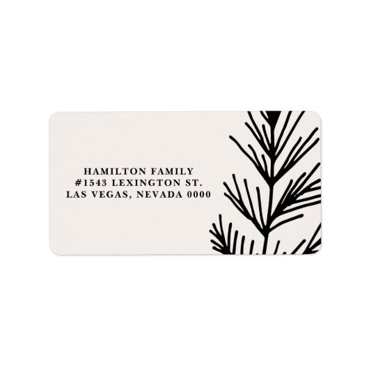 Groot Merry & Leaves-label Etiket (Voorkant)