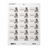 Groot Merry & Leaves-label Etiket (Full Sheet)