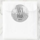 Groot misschien Sticker ontwerp John Green Quote (Tas)