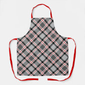 Groot, modern, zwart, wit, grijs en rood schort (Voorkant)