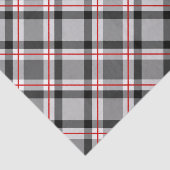 Groot, modern, zwart, wit, grijs en rood tissuepapier (Detail)