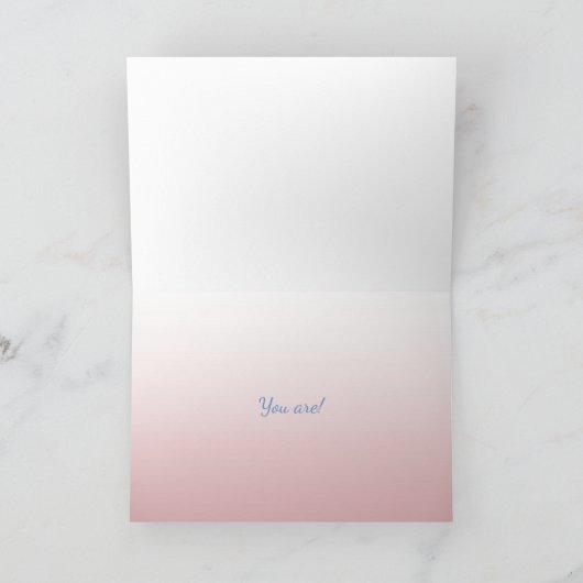 Groot moeder aankondigingskaart aankondiging (Binnen)