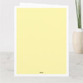 Groot Moederdag boeket van narcissen en tulpen Kaart (Achterkant)