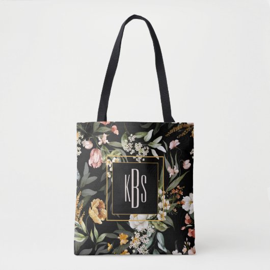 Groot monogram, fijn KunstFlorals Schouder Tas (Voorkant)