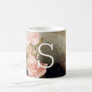 groot monogram Floral Koffiemok