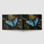 Groot, mooi, blauw, vlinder gastenboek (Volledig)