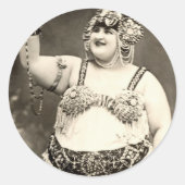 Groot & mooi ronde sticker (Voorkant)